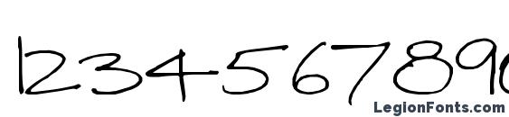 Herbert Font, Number Fonts