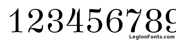 Hercules Font, Number Fonts