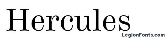 Hercules font, free Hercules font, preview Hercules font