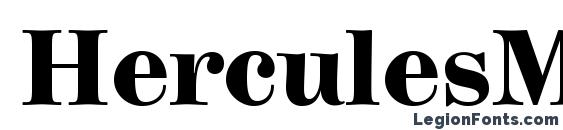 HerculesMedium Bold font, free HerculesMedium Bold font, preview HerculesMedium Bold font
