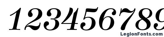 HerculesMedium Italic Font, Number Fonts