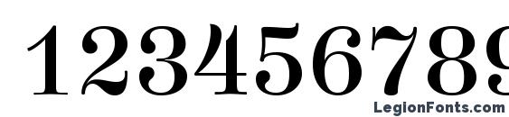 HerculesMedium Font, Number Fonts