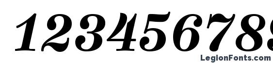 HerculesText BoldItalic Font, Number Fonts