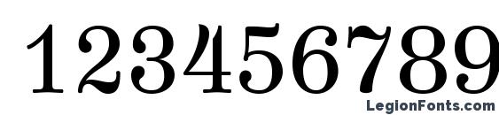 HerculesText Font, Number Fonts