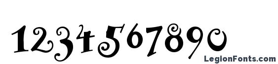 Herman Font, Number Fonts