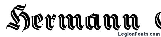 Hermann Gotisch DecoC font, free Hermann Gotisch DecoC font, preview Hermann Gotisch DecoC font