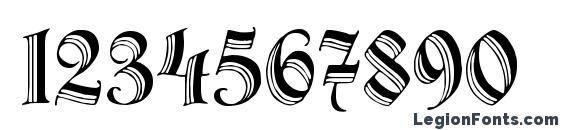 Hermann Gotisch Font, Number Fonts