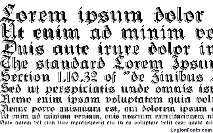 specimens Hermann Gotisch font, sample Hermann Gotisch font, an example of writing Hermann Gotisch font, review Hermann Gotisch font, preview Hermann Gotisch font, Hermann Gotisch font