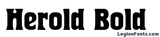 Herold Bold font, free Herold Bold font, preview Herold Bold font