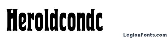 Heroldcondc font, free Heroldcondc font, preview Heroldcondc font
