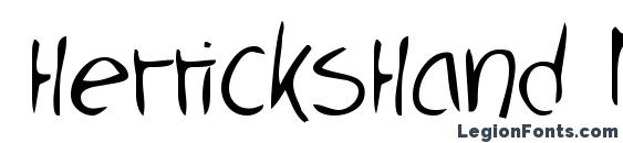 HerricksHand Regular font, free HerricksHand Regular font, preview HerricksHand Regular font