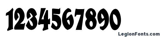 HerzogVonGraf ExtraTall Font, Number Fonts