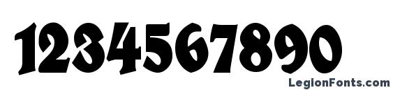 HerzogVonGraf Tall Font, Number Fonts