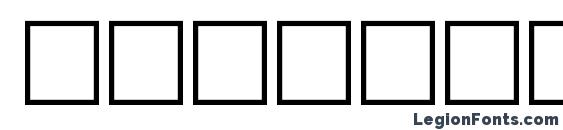 Hesham AlSharq Normal Traditional Font, Number Fonts