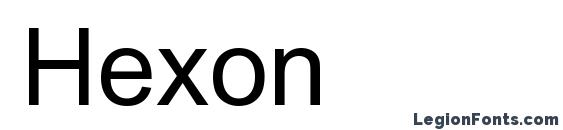 шрифт Hexon, бесплатный шрифт Hexon, предварительный просмотр шрифта Hexon