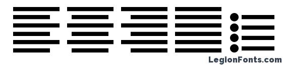 Heydings Controls Font, Number Fonts