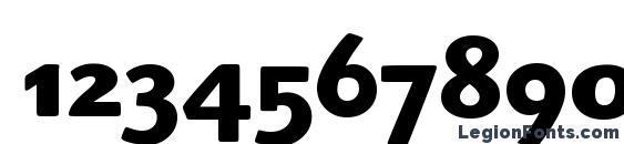 Highlander OS ITC TT Bold Font, Number Fonts