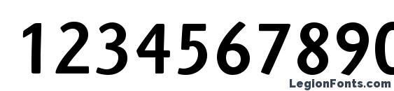 HighlanderStd Medium Font, Number Fonts