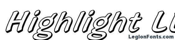 шрифт Highlight LET Plain.1.0, бесплатный шрифт Highlight LET Plain.1.0, предварительный просмотр шрифта Highlight LET Plain.1.0