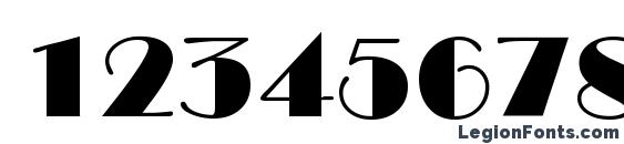 HighWayC Font, Number Fonts