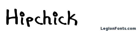 Hipchick font, free Hipchick font, preview Hipchick font