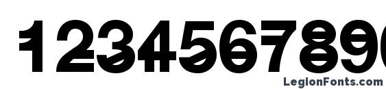 Hipstelvetica Bold Font, Number Fonts