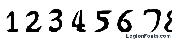 Hiragana Regular Font, Number Fonts
