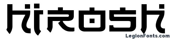 Hirosh font, free Hirosh font, preview Hirosh font
