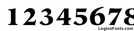 HiroshigeStd Black Font, Number Fonts