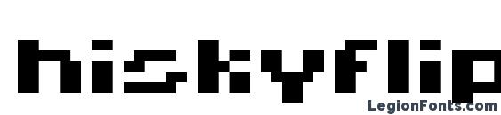 шрифт Hiskyflipperlowbold, бесплатный шрифт Hiskyflipperlowbold, предварительный просмотр шрифта Hiskyflipperlowbold