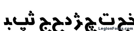 HMSYekta Regular Italic Font, Arabic Fonts