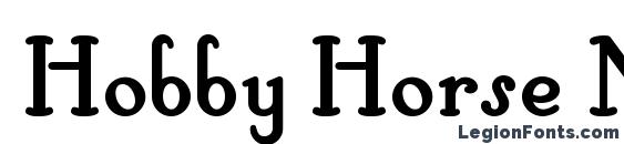 Hobby Horse NF font, free Hobby Horse NF font, preview Hobby Horse NF font