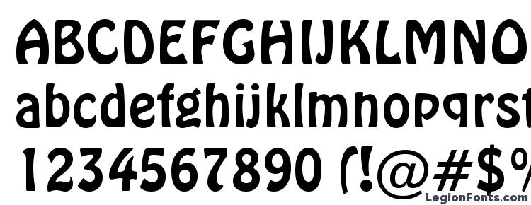 glyphs Hobo BT font, сharacters Hobo BT font, symbols Hobo BT font, character map Hobo BT font, preview Hobo BT font, abc Hobo BT font, Hobo BT font