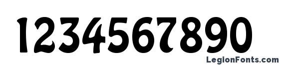 Hobo Regular Font, Number Fonts