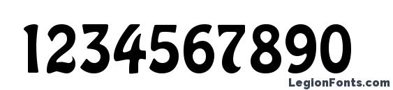 HoboDEE Font, Number Fonts