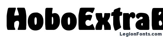 HoboExtraBold DB font, free HoboExtraBold DB font, preview HoboExtraBold DB font