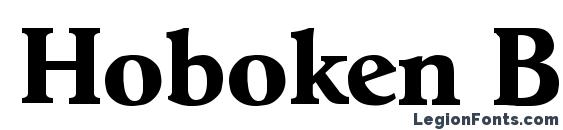 Hoboken Bold DB font, free Hoboken Bold DB font, preview Hoboken Bold DB font
