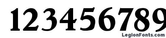 Hoboken Bold Font, Number Fonts