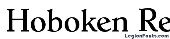 Hoboken Regular font, free Hoboken Regular font, preview Hoboken Regular font