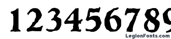 HobokenAntique Bold Font, Number Fonts