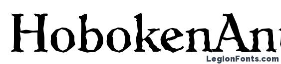 HobokenAntique Regular font, free HobokenAntique Regular font, preview HobokenAntique Regular font