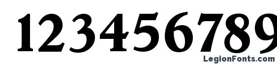 HobokenSerial Bold Font, Number Fonts