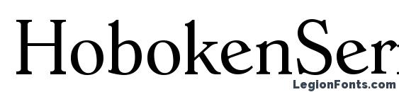 HobokenSerial Light Regular Font