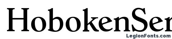 шрифт HobokenSerial Regular, бесплатный шрифт HobokenSerial Regular, предварительный просмотр шрифта HobokenSerial Regular