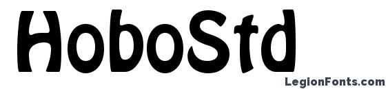 HoboStd font, free HoboStd font, preview HoboStd font