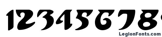 Hoffman Regular Font, Number Fonts