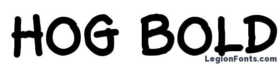 шрифт Hog Bold HMK, бесплатный шрифт Hog Bold HMK, предварительный просмотр шрифта Hog Bold HMK