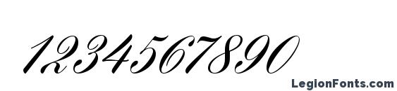 HogarthScrD Font, Number Fonts