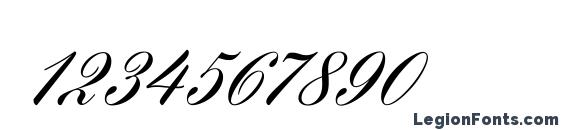 Hogarthscriptc Font, Number Fonts
