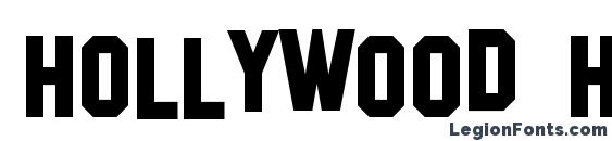 шрифт Hollywood Hills, бесплатный шрифт Hollywood Hills, предварительный просмотр шрифта Hollywood Hills